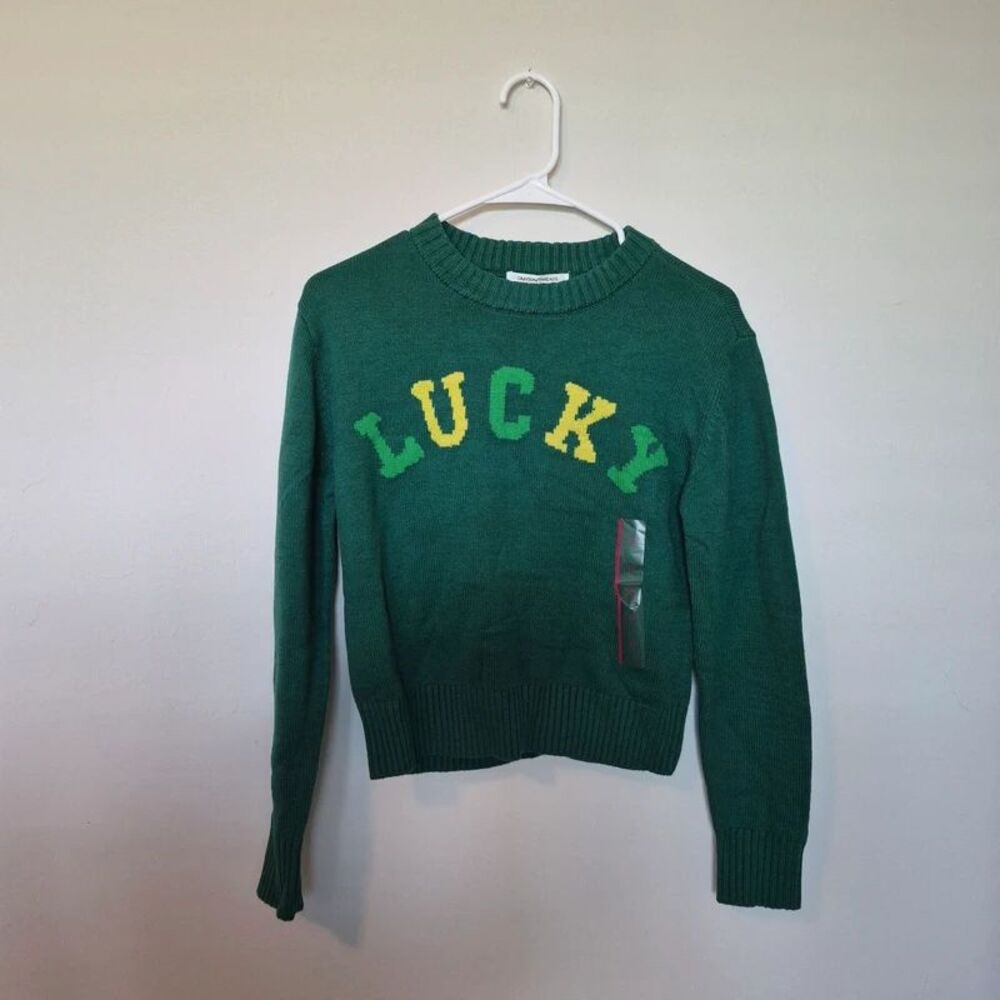 Womens Knitted Graphic Sweater